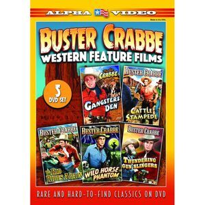 Buster Crabbe Western Feature Films  DVD